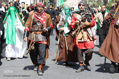 ⁨آئين نمادين حركت كاروان اسرای كربلا