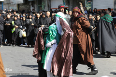 ⁨آئين نمادين حركت كاروان اسرای كربلا