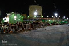 ⁨نخل‌برداری یزدی‌های مقیم کرج در شب عاشورا