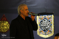 ⁨نخل‌برداری یزدی‌های مقیم کرج در شب عاشورا