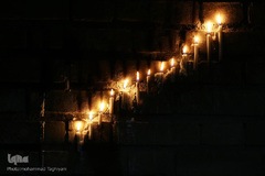 مراسم شام غریبان حسینی در امامزادگان محمد(ع) و سکینه خاتون(س) کرج