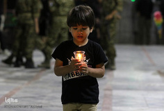 مراسم شام غریبان حسینی در امامزادگان محمد(ع) و سکینه خاتون(س) کرج