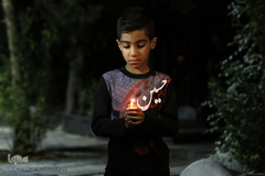 مراسم شام غریبان حسینی در امامزادگان محمد(ع) و سکینه خاتون(س) کرج