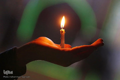 مراسم شام غریبان حسینی در امامزادگان محمد(ع) و سکینه خاتون(س) کرج