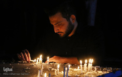 مراسم شام غریبان حسینی در امامزادگان محمد(ع) و سکینه خاتون(س) کرج