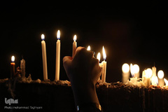 مراسم شام غریبان حسینی در امامزادگان محمد(ع) و سکینه خاتون(س) کرج