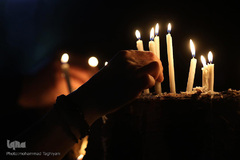 مراسم شام غریبان حسینی در امامزادگان محمد(ع) و سکینه خاتون(س) کرج