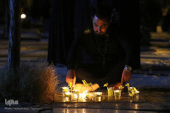 مراسم شام غریبان حسینی در امامزادگان محمد(ع) و سکینه خاتون(س) کرج