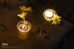 مراسم شام غریبان حسینی در امامزادگان محمد(ع) و سکینه خاتون(س) کرج