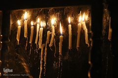 مراسم شام غریبان حسینی در امامزادگان محمد(ع) و سکینه خاتون(س) کرج