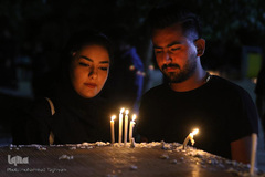 مراسم شام غریبان حسینی در امامزادگان محمد(ع) و سکینه خاتون(س) کرج