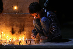 مراسم شام غریبان حسینی در امامزادگان محمد(ع) و سکینه خاتون(س) کرج