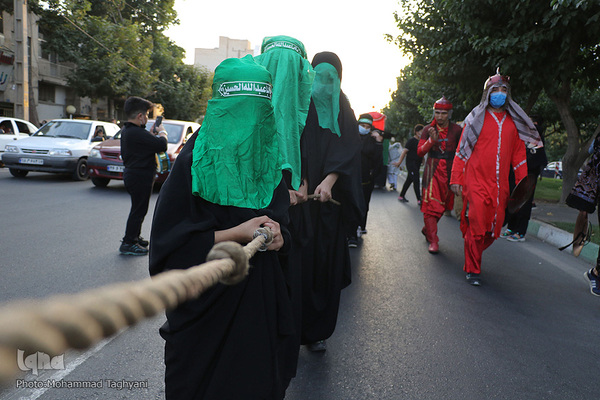 کاروان نمادین اسرای کربلا - کرج