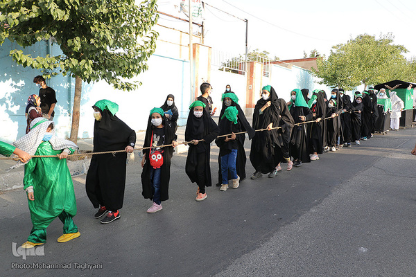 کاروان نمادین اسرای کربلا - کرج