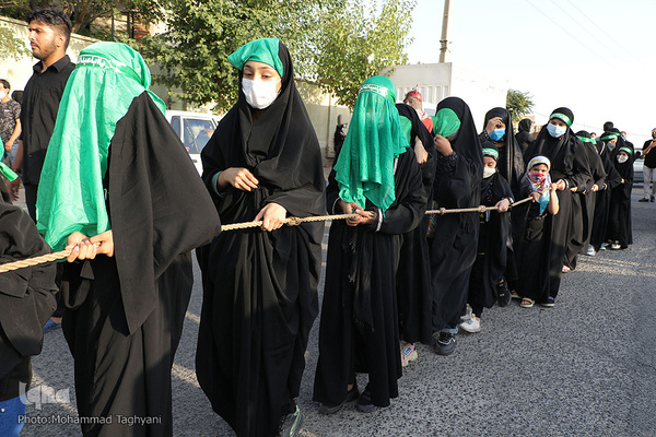 کاروان نمادین اسرای کربلا - کرج