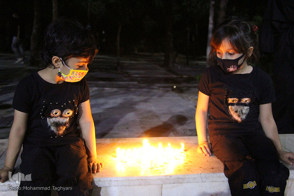 شام غریبان حسینی در آستان امامزادگان محمد (ع)و سکینه خاتون (س) کرج‎‎