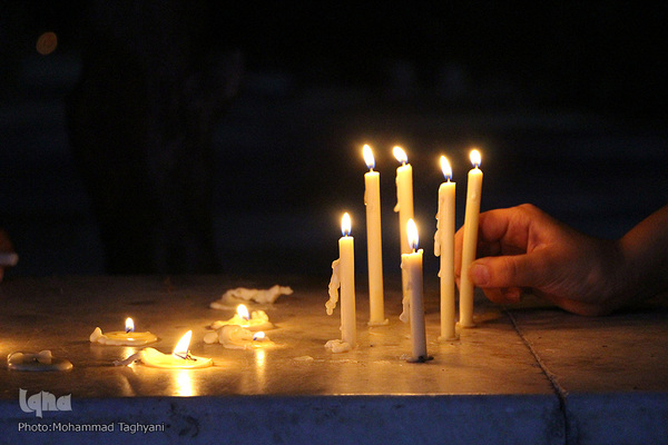 شام غریبان حسینی در آستان امامزادگان محمد (ع)و سکینه خاتون (س) کرج‎‎