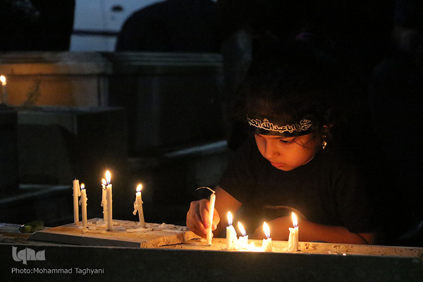 شام غریبان حسینی در آستان امامزادگان محمد (ع)و سکینه خاتون (س) کرج‎‎