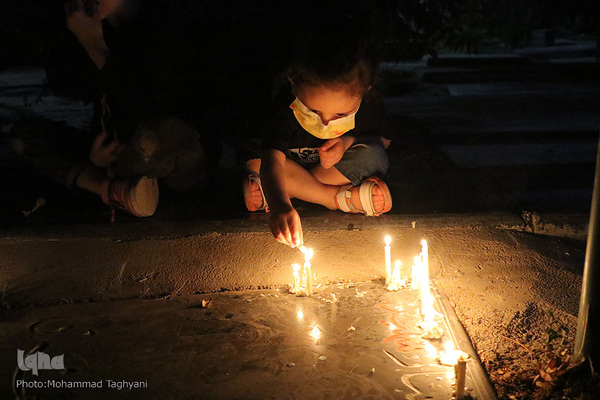 شام غریبان حسینی در آستان امامزادگان محمد (ع)و سکینه خاتون (س) کرج‎‎