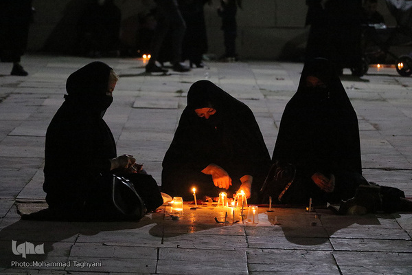 شام غریبان حسینی در آستان امامزادگان محمد (ع)و سکینه خاتون (س) کرج‎‎