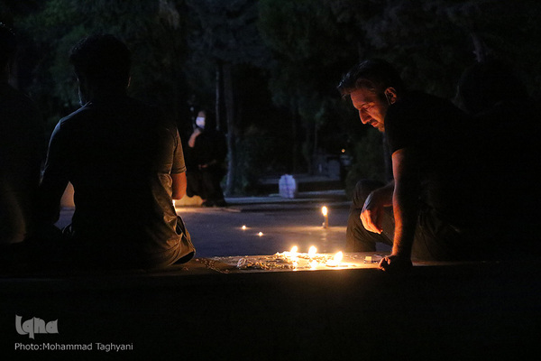 شام غریبان حسینی در آستان امامزادگان محمد (ع)و سکینه خاتون (س) کرج‎‎