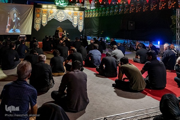 حسینیه ایران؛ عزاداری شب پنجم محرم‎‎