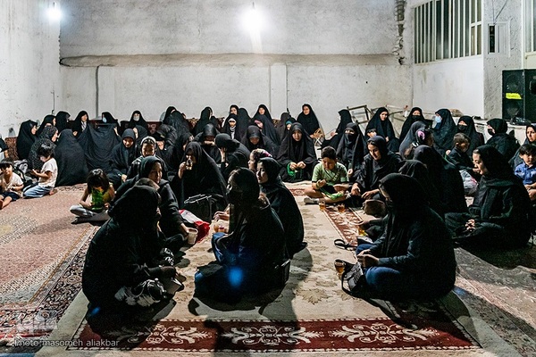 حسینیه ایران؛ عزاداری شب هفتم محرم‎‎