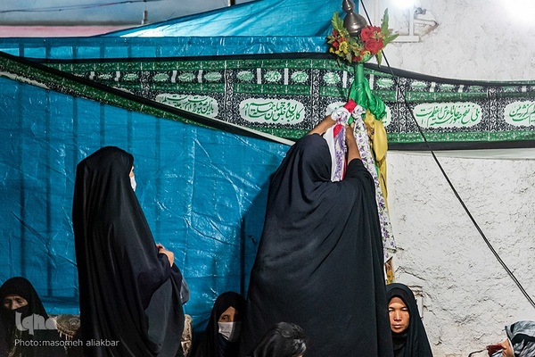 حسینیه ایران؛ عزاداری شب هفتم محرم‎‎