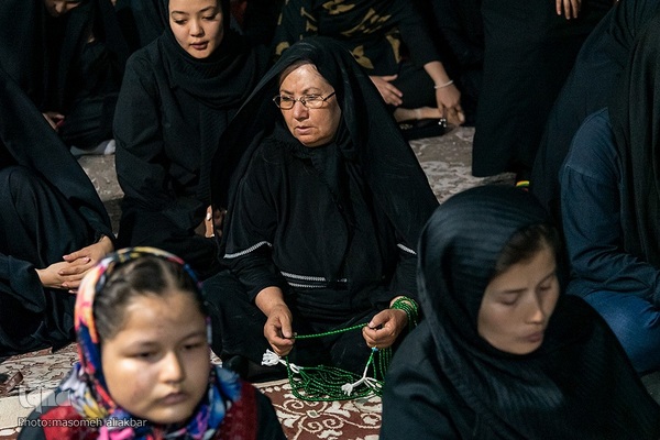 حسینیه ایران؛ عزاداری شب هفتم محرم‎‎