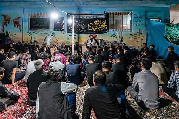حسینیه ایران؛ عزاداری شب هفتم محرم‎‎