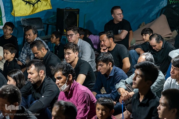 حسینیه ایران؛ عزاداری شب هفتم محرم‎‎