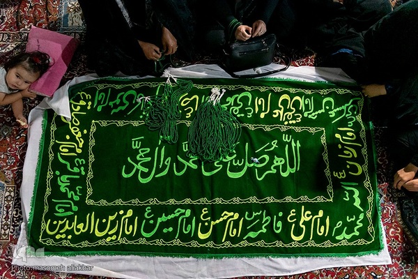 حسینیه ایران؛ عزاداری شب هفتم محرم‎‎