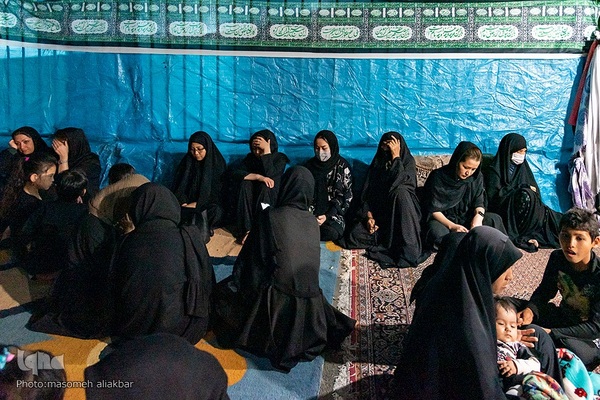 حسینیه ایران؛ عزاداری شب هفتم محرم‎‎