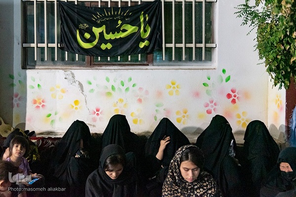 حسینیه ایران؛ عزاداری شب هفتم محرم‎‎