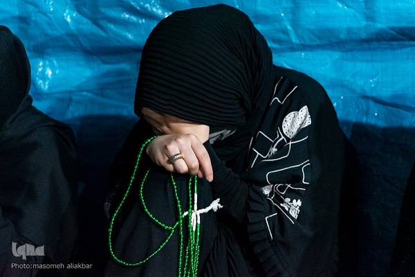 حسینیه ایران؛ عزاداری شب هفتم محرم‎‎