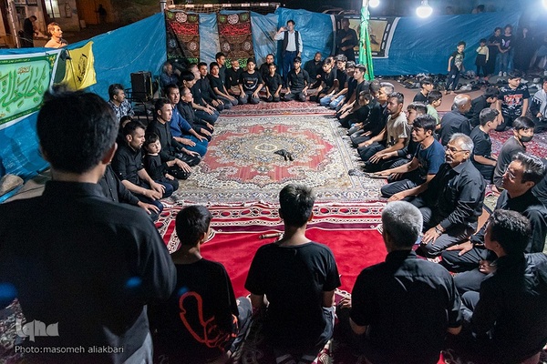 حسینیه ایران؛ عزاداری شب هفتم محرم‎‎