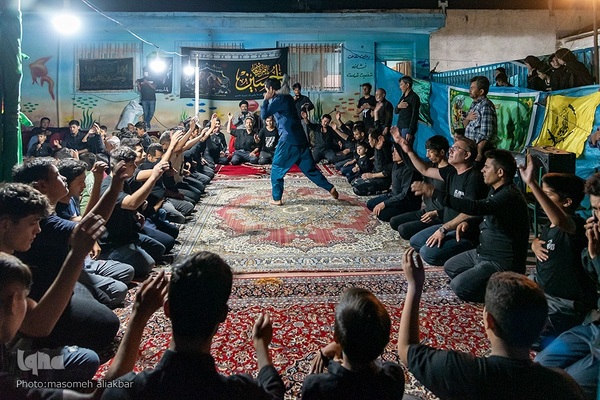 حسینیه ایران؛ عزاداری شب هفتم محرم‎‎