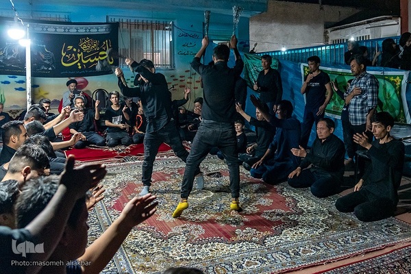 حسینیه ایران؛ عزاداری شب هفتم محرم‎‎