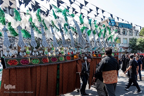 مراسم عزاداری تاسوعای حسینی در شهرستان کرج