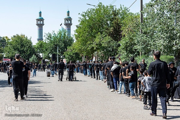 مراسم عزاداری عاشورای حسینی در آستان مقدس امامزادگان محمد (ع) و سکینه خاتون (س) کرج