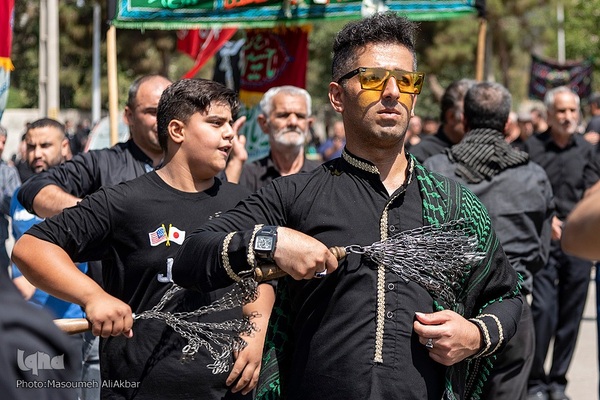 مراسم عزاداری عاشورای حسینی در آستان مقدس امامزادگان محمد (ع) و سکینه خاتون (س) کرج