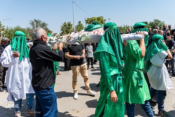 مراسم عزاداری عاشورای حسینی در آستان مقدس امامزادگان محمد (ع) و سکینه خاتون (س) کرج