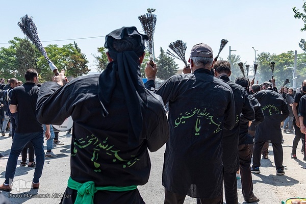 مراسم عزاداری عاشورای حسینی در آستان مقدس امامزادگان محمد (ع) و سکینه خاتون (س) کرج