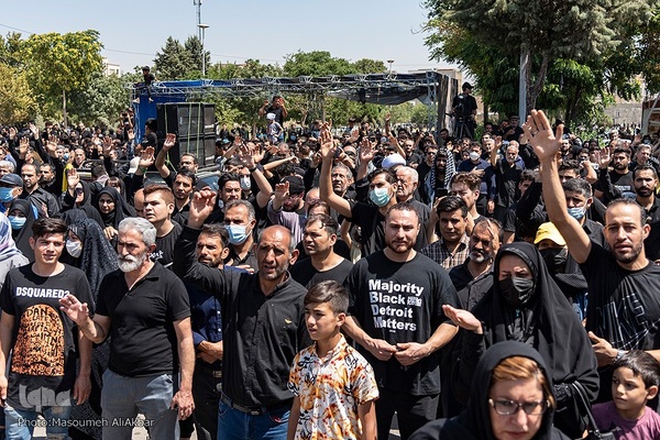 مراسم عزاداری عاشورای حسینی در آستان مقدس امامزادگان محمد (ع) و سکینه خاتون (س) کرج