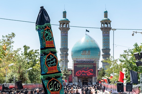 مراسم عزاداری عاشورای حسینی در آستان مقدس امامزادگان محمد (ع) و سکینه خاتون (س) کرج