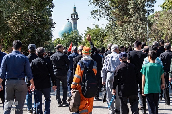 آیین پیاده‌روی جاماندگان اربعین حسینی در کرج