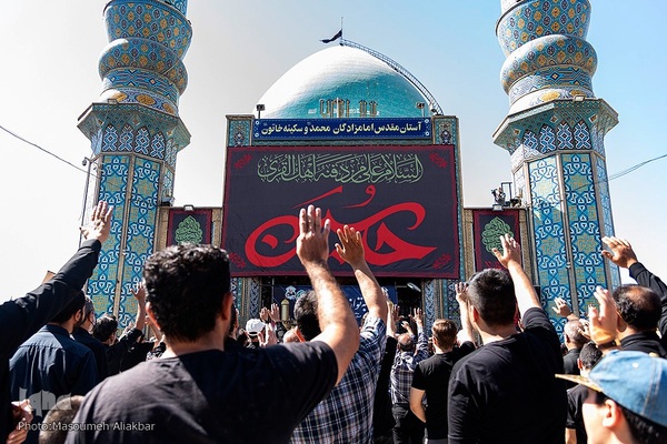 آیین پیاده‌روی جاماندگان اربعین حسینی در کرج