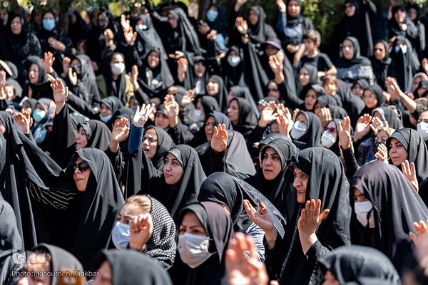 آیین پیاده‌روی جاماندگان اربعین حسینی در کرج