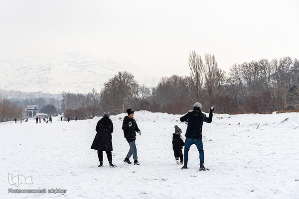 کرج سپید پوش شد‎