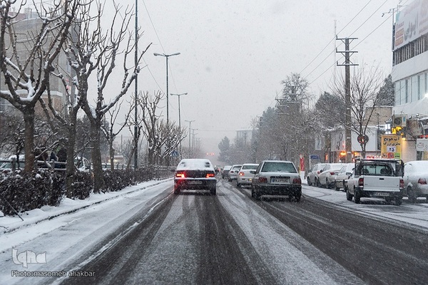 کرج سپید پوش شد‎